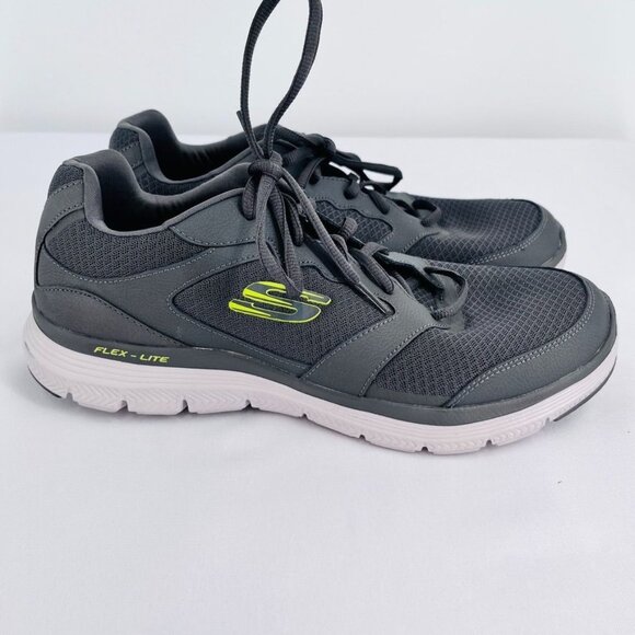 Skechers Mens Flex Advantage 4.0 SIze 11 Grey, Green, Casual - Picture 3 of 11
